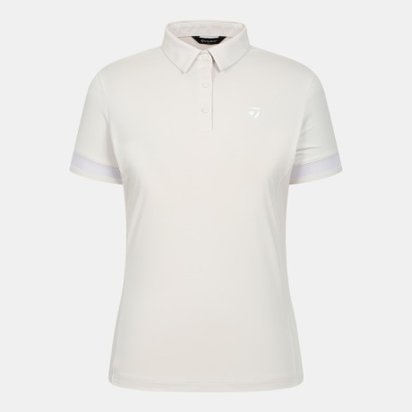 26SS 여성 소매 메쉬 카라 반팔 티셔츠 TWTY66741-509