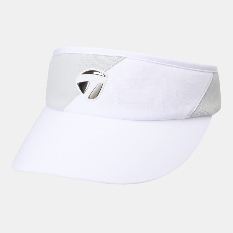 26SS 여성 절개 배색 로고 바이저 TWHV65622-100