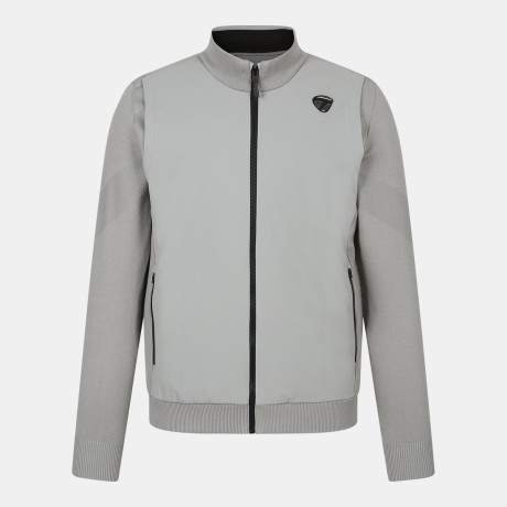 26SS 남성 우븐 하이브리드 집업 니트 가디건 TMSC61121-190