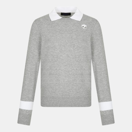 26SS 여성 카라 배색 니트 TWSY65221-193