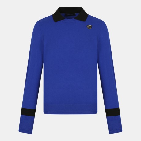 26SS 여성 카라 배색 니트 TWSY65221-907