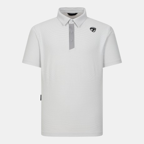 26SS 남성 사각 조직 카라 반팔 티셔츠 TMTY62143-196