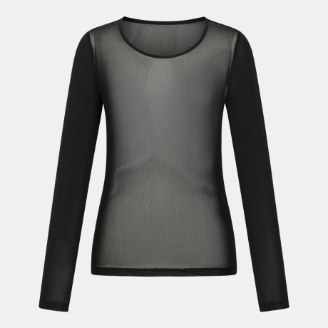 26SS 여성 베이직 메쉬 라운드 베이스레이어 티셔츠 TWTR66744-199