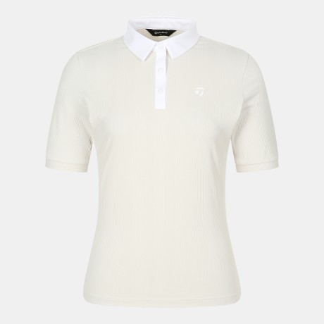 26SS 여성 변형 골지 카라 반팔 티셔츠 TWTP66145-508