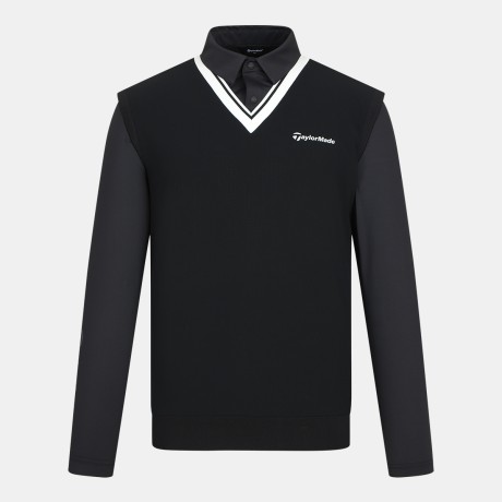 26SS 남성 레이어드룩 카라 티셔츠 TMTY61242-199