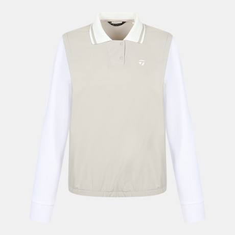 26SS 여성 우븐 하이브리드 카라 티셔츠 TWTP65241-509