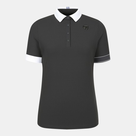 26SS 여성 배색 골지 카라 반팔 티셔츠 TWTP66143-195