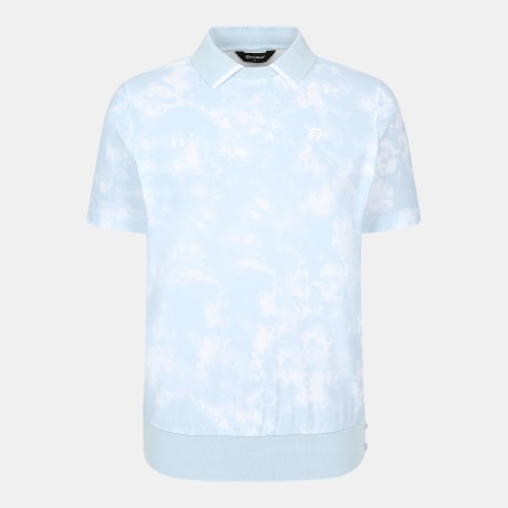 26SS 여성 패턴 요꼬 카라 반팔 티셔츠 TWTP66249-940