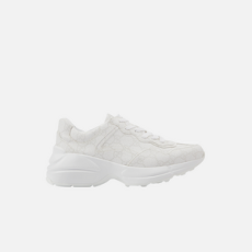 구찌 화이트 슈프림 [롸이톤] 여성 GG 스니커즈