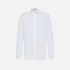 디올 코튼 포플린 자수 셔츠