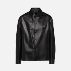 프라다 나파 가죽 셔츠