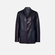 프라다 네파 레더 카반 자켓