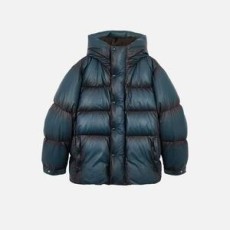 벨루티 파티나 레더 다운 패딩