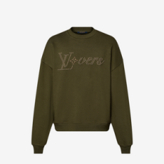 루이비통 코튼 시그니처 크루넥