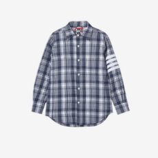 톰브라운 마드라스 4바 셔츠 자켓