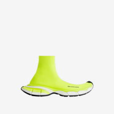 발렌시아가 3XL SOCK 재생 니트 스니커즈 플로우 옐로우