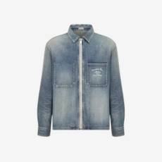 디올 아뜰리에 오버셔츠 블루 코튼