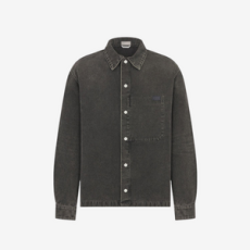 디올 블랙 데님 오버셔츠