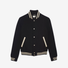 생로랑 테디 칼리지 바시티 자켓