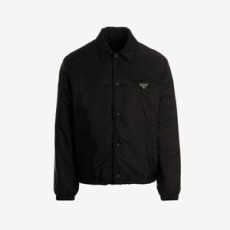 프라다 리나일론 자켓 블랙