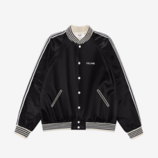 셀린느 나일론 자수 테디 자켓