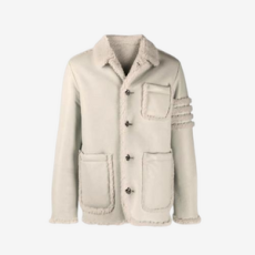 톰브라운 시어링 램스울 가죽무스탕