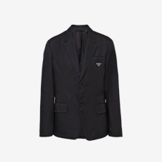 프라다 리나일론 싱글 브레스티드 자켓
