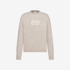 디올 크리스찬 디올 쿠튀르 베이지 캐시미어 저지 스웨터