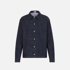 디올 오블리크 코튼 데님 오버셔츠