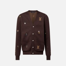 루이비통 엠브로이더드 코튼 가디건 1AFIUX