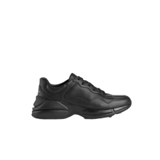 구찌 올 블랙 라이톤 스니커즈