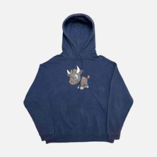 발렌시아가 무스 후디 블루