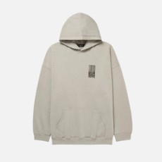 발렌시아가 오버사이즈 로고 프린트 후디 베이지