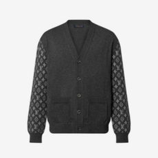 루이비통 모노그램 믹스 캐시미어 가디건