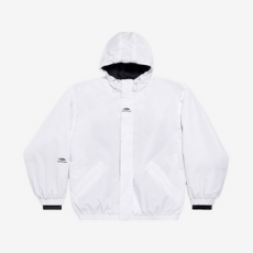 발렌시아가 화이트 스키 파카