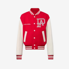 루이비통 믹스 레더 바시티 블루종 자켓