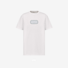 디올 Couture 캐주얼 핏 티셔츠 화이트