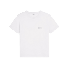 셀린느 스몰 로고 티셔츠 화이트