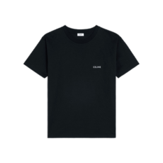 셀린느 스몰 로고 티셔츠 블랙