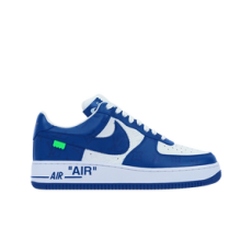루이비통 x 나이키 에어포스 1 로우 바이 버질 아블로 화이트 팀 로얄