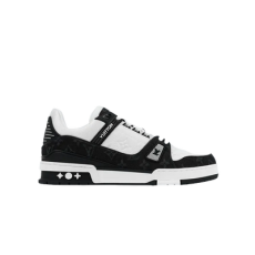 루이비통 LV 트레이너 스니커즈 모노그램 데님 블랙