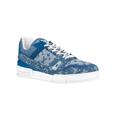 루이비통 LV 트레이너 스니커즈 블루 데님