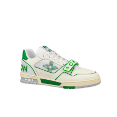 루이비통 LV 트레이너 스니커즈 화이트 그린