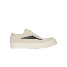 릭오웬스 스웨이드 빈티지 스니커즈 밀크 화이트