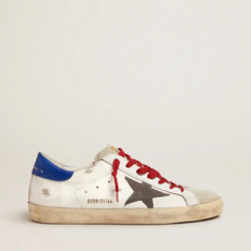 골든구스 영 블루 힐탭 & 레드 슈레이스 슈퍼스타