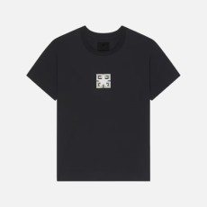 지방시 미드로고 반팔 티셔츠 블랙