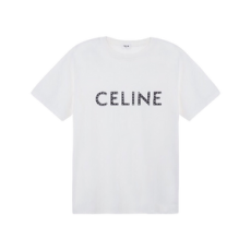 샐린느 로고 코튼 티셔츠