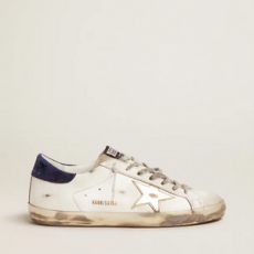 골든구스 미드나잇블루 코듀로이 벨벳 힐탭 슈퍼스타