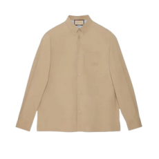 구찌 헤비 코튼 포플린 셔츠