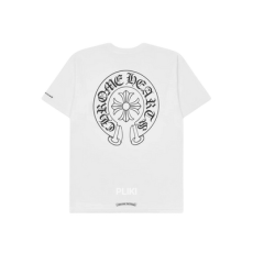 크롬하츠 홀스슈 로고 포켓 티셔츠 화이트